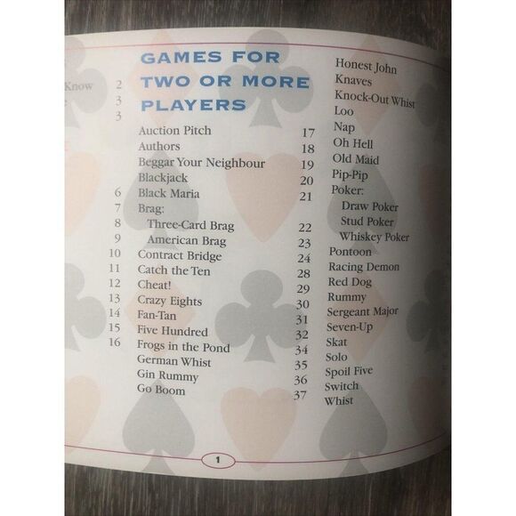 Card Games Gift Set by N. A. C. Bathe Book & New C - Picture 9 of 12